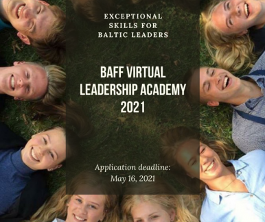 Kvietimas teikti paraiškas į nemokamą Virtualią BAFF Lyderystės Akademijos 2021 vasaros stovyklą