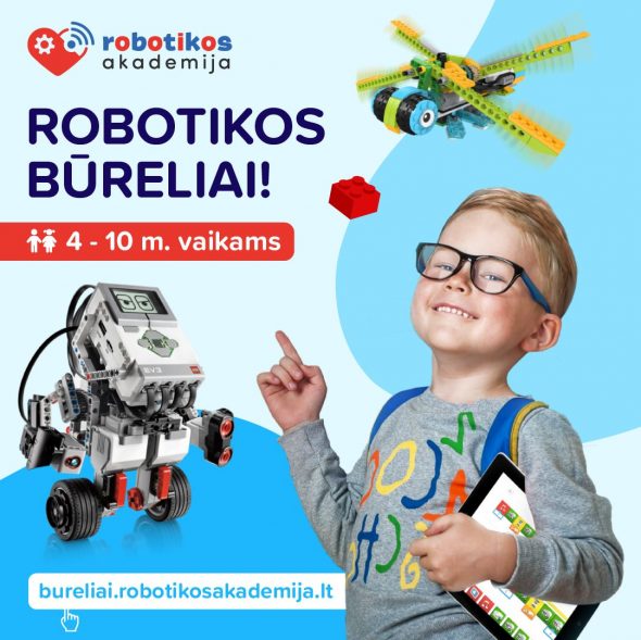 ROBOTOTECHNIKOS BŪRELIS VISAGINE!!!