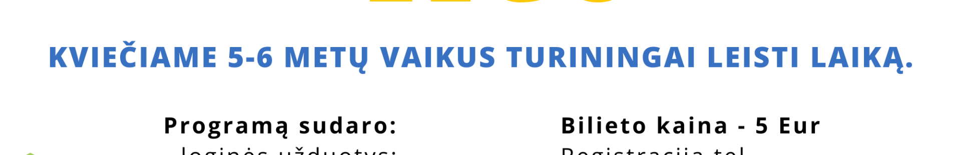 Edukacinė programa „LEGO” Visagino edukacijų centre